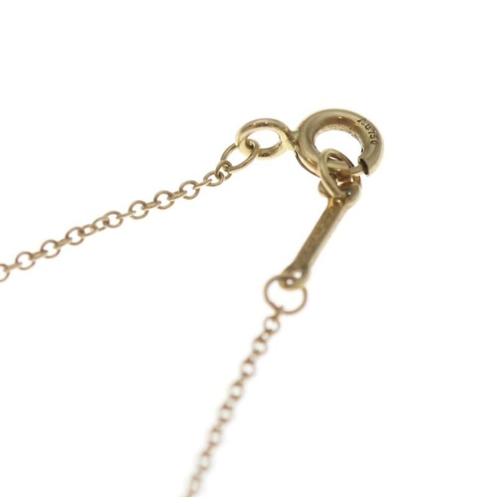 ★SOLD★ Tiffany & Co Loving Heart Necklace Pendant Chain Gold 750 YG 2.6 - Picture 4 of 6